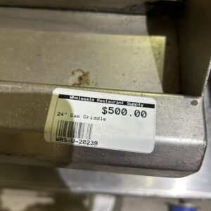 Used Imperial 24" Gas Griddle