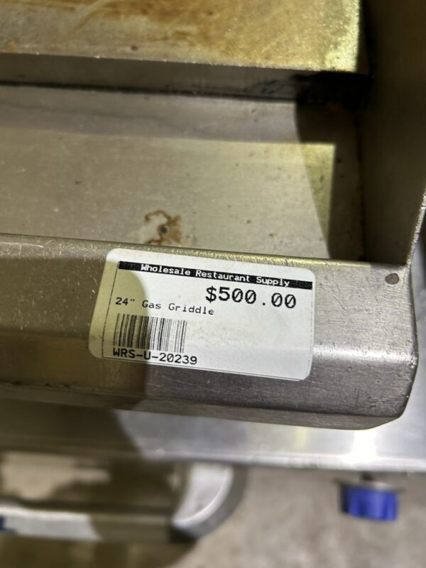 Used Imperial 24" Gas Griddle