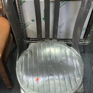 Used Black Outdoor Chair